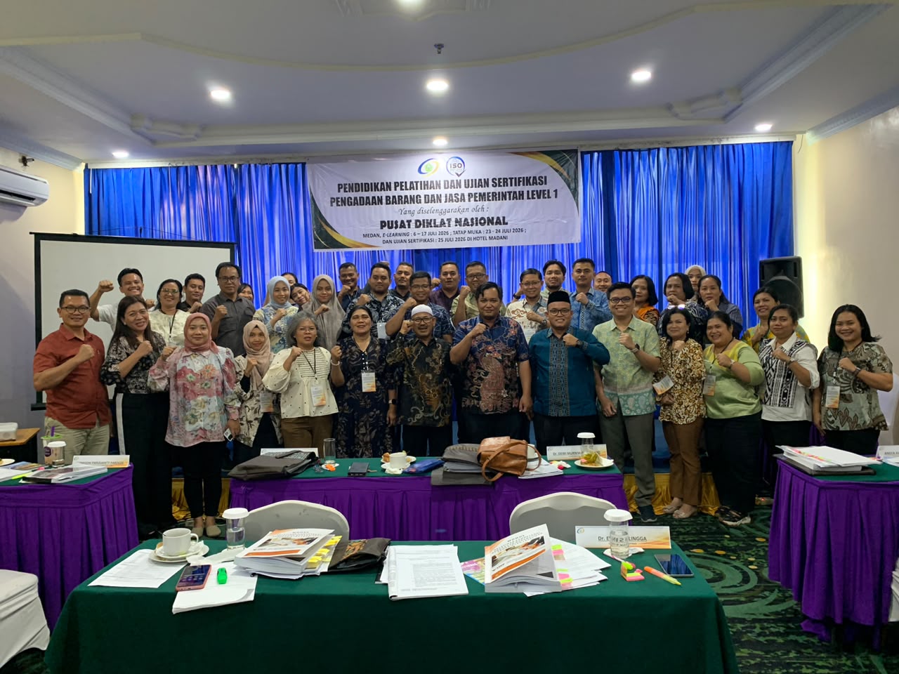 You are currently viewing Pusat Diklat Nasional Selenggarakan Pendidikan, Pelatihan, dan Ujian Sertifikasi PBJP Level 1 di Medan